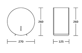 WT-8806 Toilet Paper & Roll Holder