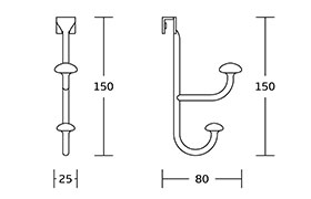 Towel Hook Rack