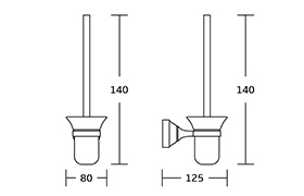 11800 Bathroom Accessories Set