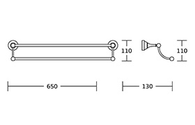 11800 Bathroom Accessories Set