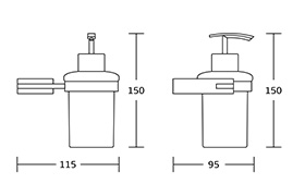 12000 Fancy Design Multi-purpose Zinc Chrome Finishing Bathroom Accessories Set