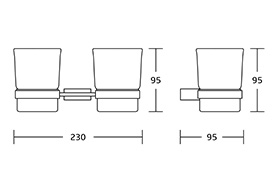 12000 Fancy Design Multi-purpose Zinc Chrome Finishing Bathroom Accessories Set