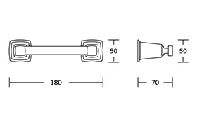 12100 China Supplier Chrome Finished Six Pieces Zinc Bath Hardware Accessories Set For Home