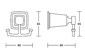 12100 China Supplier Chrome Finished Six Pieces Zinc Bath Hardware Accessories Set For Home