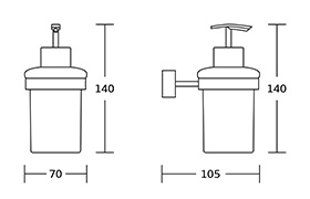 12300 Deco Modern Bath Hanging Accessories Chrome Plated Wall-mounted Bathroom Accessories Sets