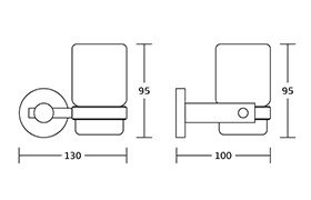 12800 Round Base Zinc Alloy Chrome Finishing Bathroom Accessories Wall Mounted Bath Hardware Set