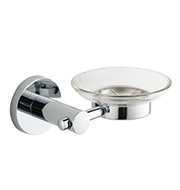 12800 Round Base Zinc Alloy Chrome Finishing Bathroom Accessories Wall Mounted Bath Hardware Set