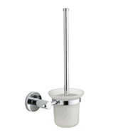 12800 Round Base Zinc Alloy Chrome Finishing Bathroom Accessories Wall Mounted Bath Hardware Set