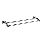 12800 Round Base Zinc Alloy Chrome Finishing Bathroom Accessories Wall Mounted Bath Hardware Set