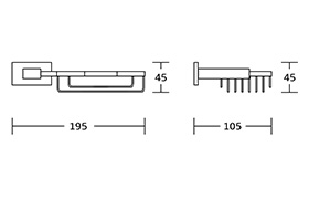 13600 Bathroom Accessories Set