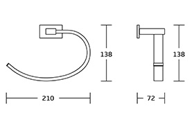 13600 Bathroom Accessories Set