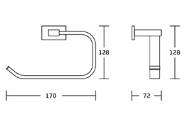 13600 Bathroom Accessories Set