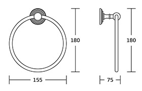 15100 Simple Design Zinc Alloy Chrome Finishing Bathroom Sanitary Items Wall Mounted Bath Hardware Set