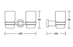 15800 Bathroom Accessories Set