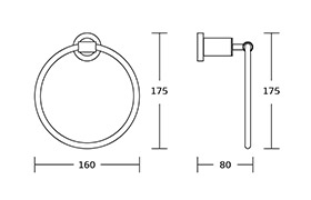 15800 Bathroom Accessories Set