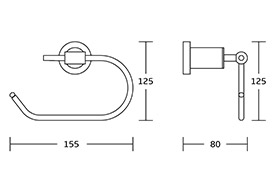 15800 Bathroom Accessories Set