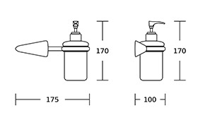 1600 Bathroom Accessories Set