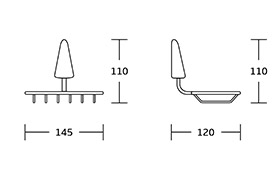 1600 Bathroom Accessories Set