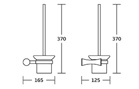 17100 Brass Chrome Finishing 6pcs Wall Mounted Bathroom Accessories Set