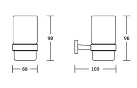 18600 Bathroom Accessories Set