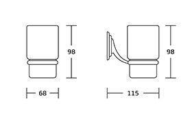 3100 Bathroom Accessories Set