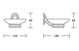 3100 Bathroom Accessories Set