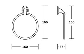 3100 Bathroom Accessories Set