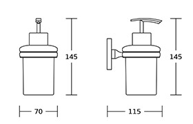 7500 Bathroom Accessories Set