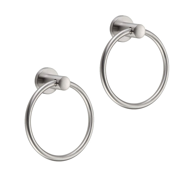 8732-Brushed Towel Ring