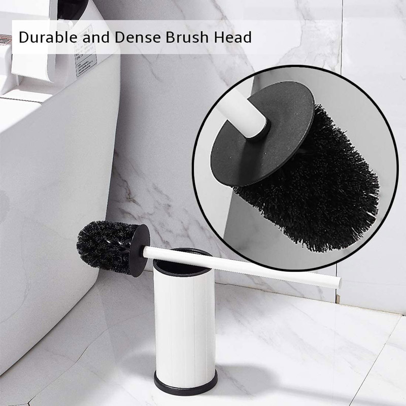 Black toilet brush