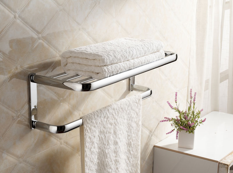 Bathroom bath towel holder