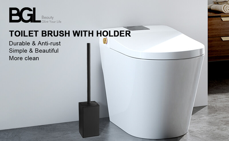 Toilet brush wall holder