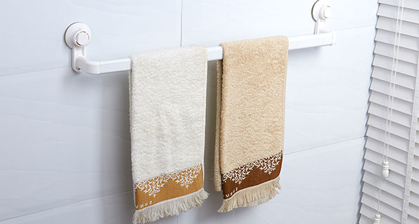 What are the bathroom towel bar made of