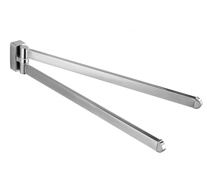 Brushed Nickel Swivel Towel Bar, brushed Nickel Swivel Towel Rack, swivel Folding Towel Bar