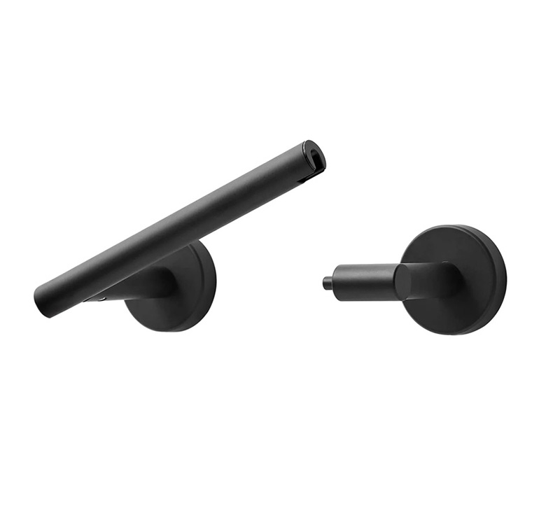 Matte Black SUS 304 Stainless Steel Wall Mounted Toilet Paper Holder