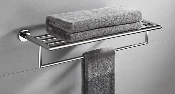 Would you like to use a double towel rack or a single towel rack in the bathroom? Which towel rack is better for the bathroom?