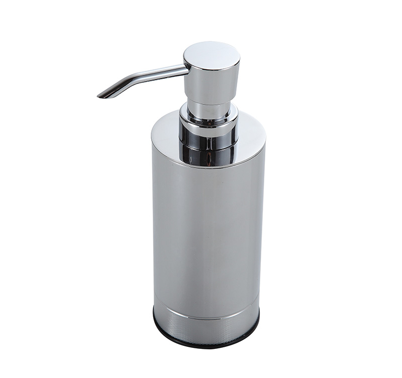 Modern Stainless Steel Soap Dispenser - Sleek Bathroom or Kitchen Liquid Soap Pump Bottle