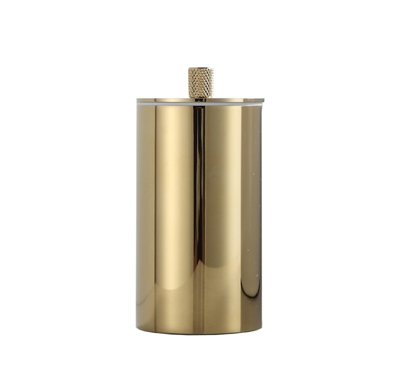 Modern Stainless Steel Toothbrush Holder & Cotton Swab Organizer - Multiple Finishes Available