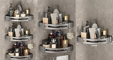 How to install Corner Basket in bathroom fast